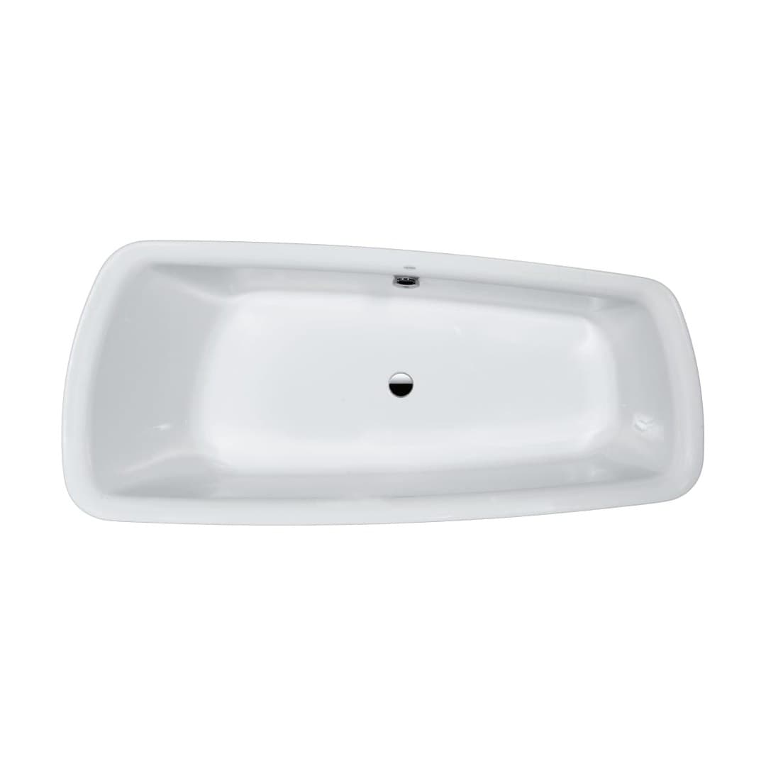 Laufen PALOMBA COLLECTION – Μπανιέρα – 1800×800 mm, χείλος 20 mm, με σκελετό, ένθετη – White (H2428010000001)