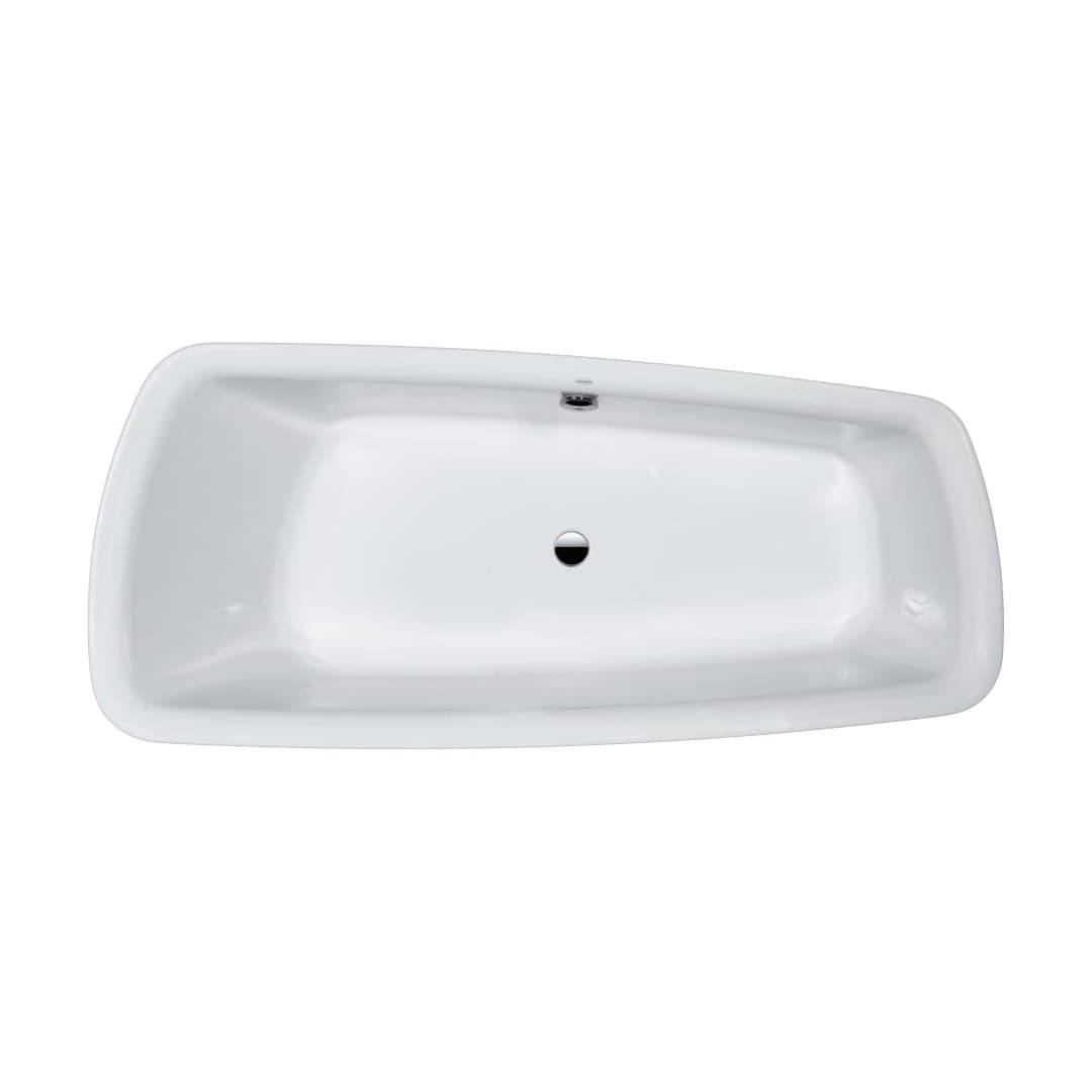 Laufen PALOMBA COLLECTION – Μπανιέρα – 1800×800 mm, χείλος 80 mm, ένθετη – White (H2438000000001)