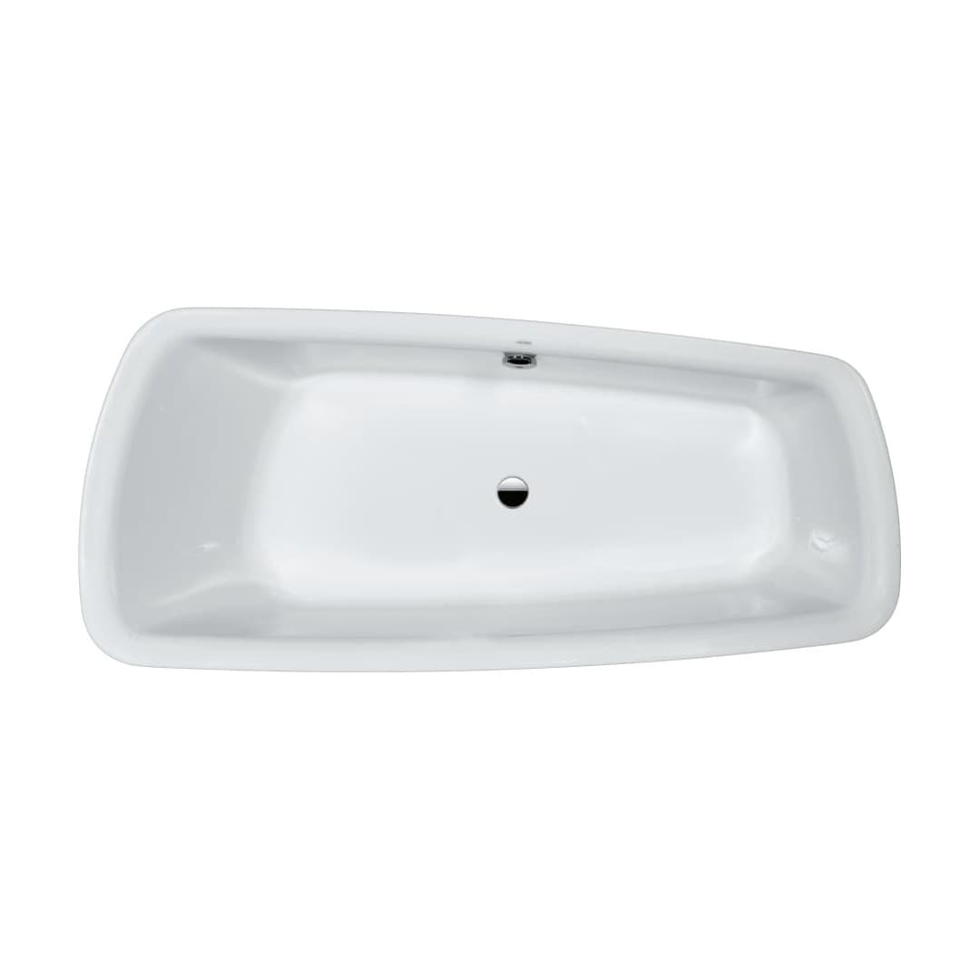 Laufen PALOMBA COLLECTION – Μπανιέρα – 1800×800 mm, χείλος 80 mm, με σκελετό, ένθετη – White (H2438010000001)