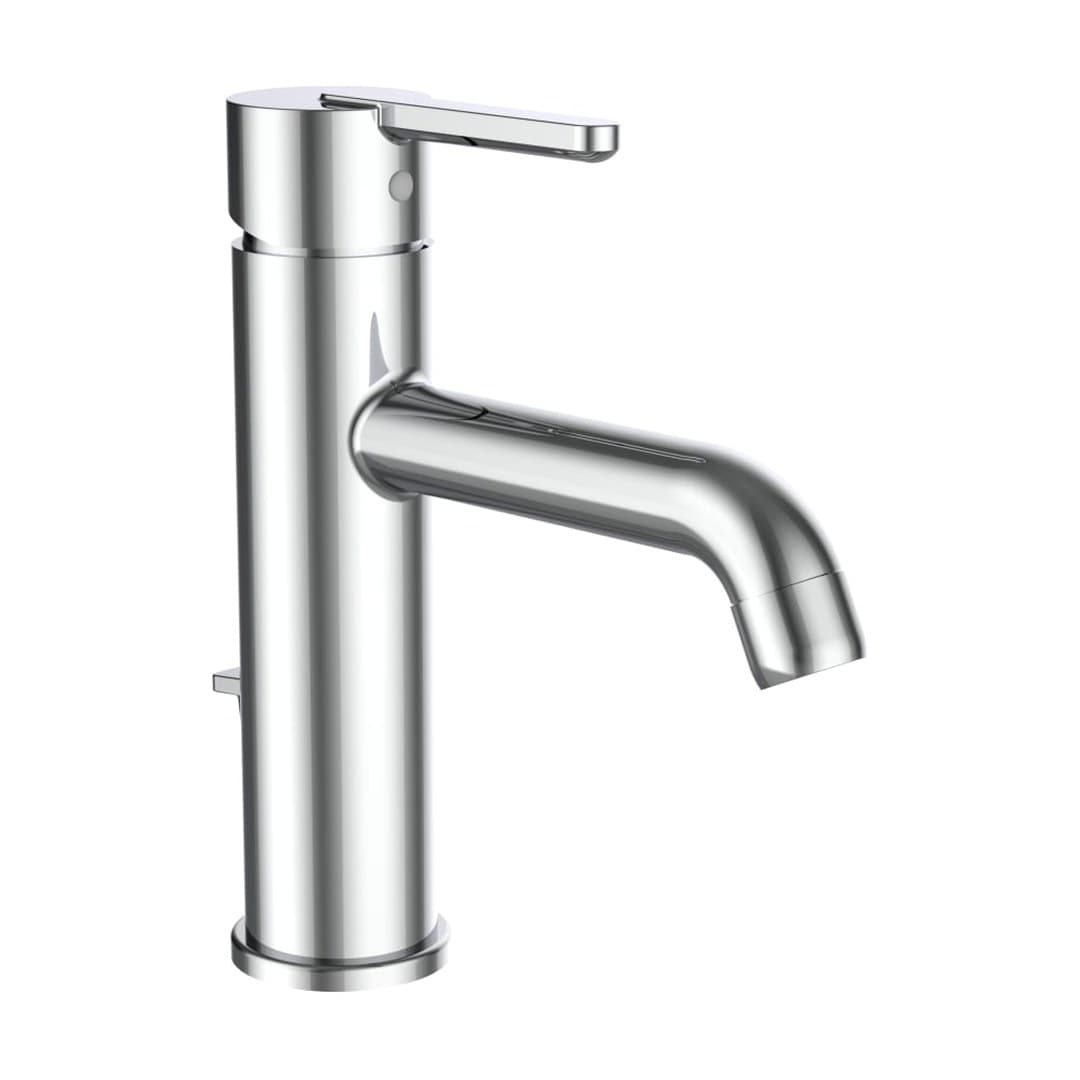 Laufen LUA – Μπαταρία Νιπτήρα – προεξοχή 135 mm, με βαλβίδα – Chrome (H3110810041241)