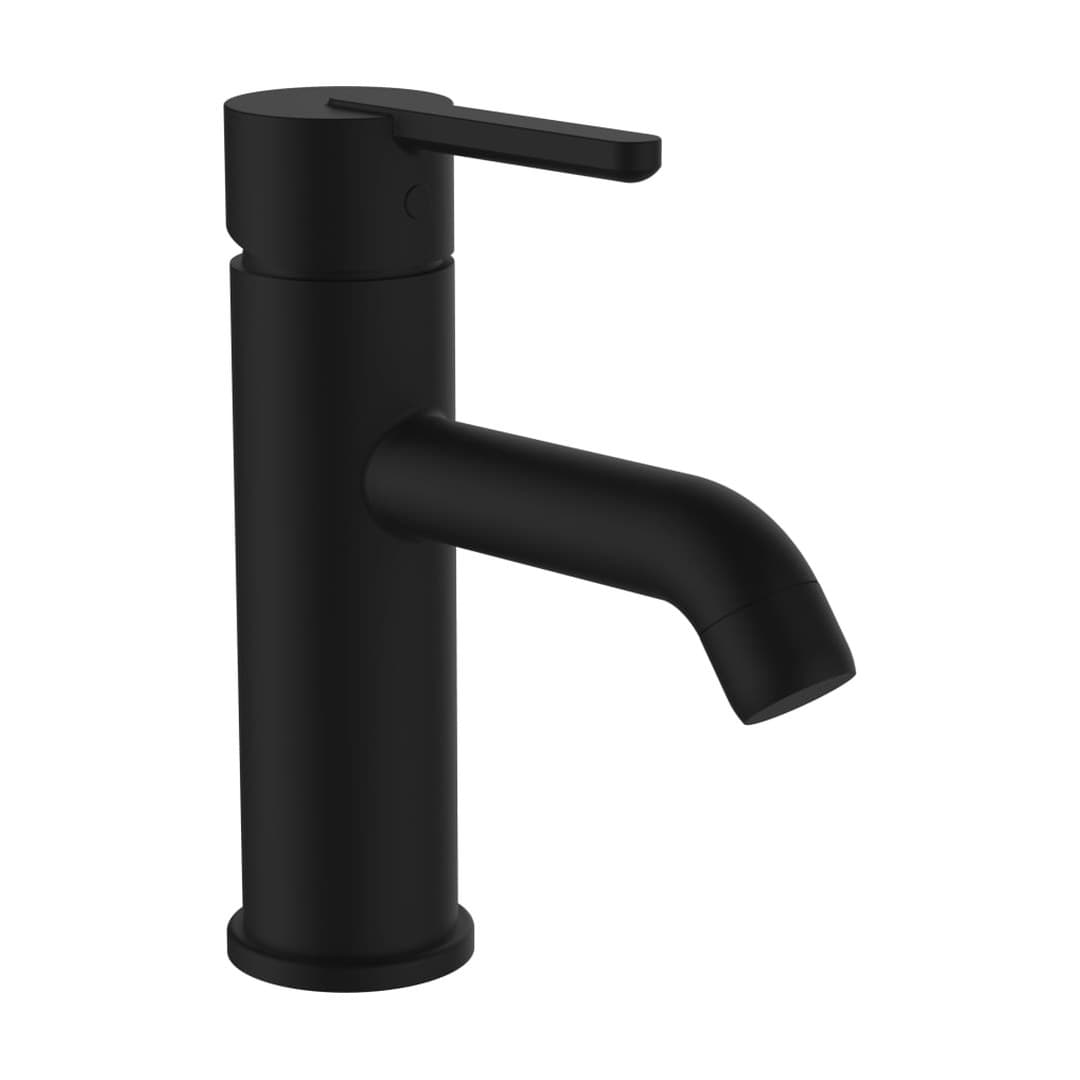 Laufen LUA – Μπαταρία Νιπτήρα – προεξοχή 118 mm, χωρίς βαλβίδα – PVD Titanium black matt (H3110810811101)