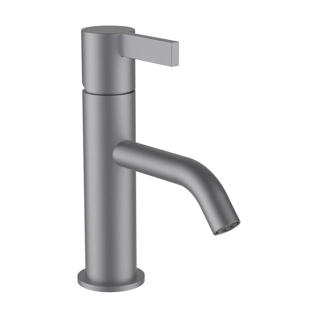 Laufen Kartell LAUFEN – Μπαταρία Νιπτήρα – προεξοχή 115 mm, χωρίς βαλβίδα – PVD inox look (H3113310901001)