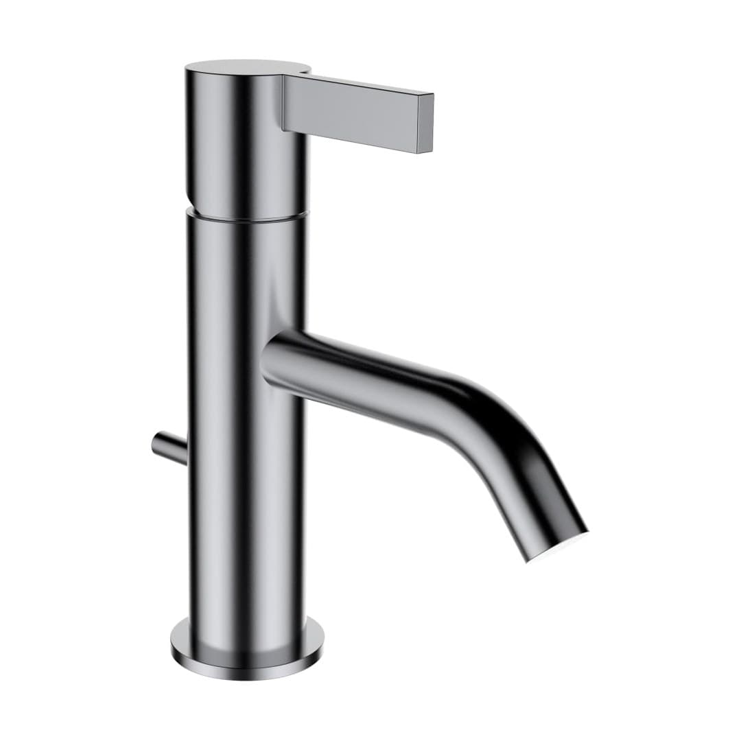 Laufen Kartell LAUFEN – Μπαταρία Νιπτήρα – προεξοχή 115 mm, με βαλβίδα – PVD inox look (H3113310901011)