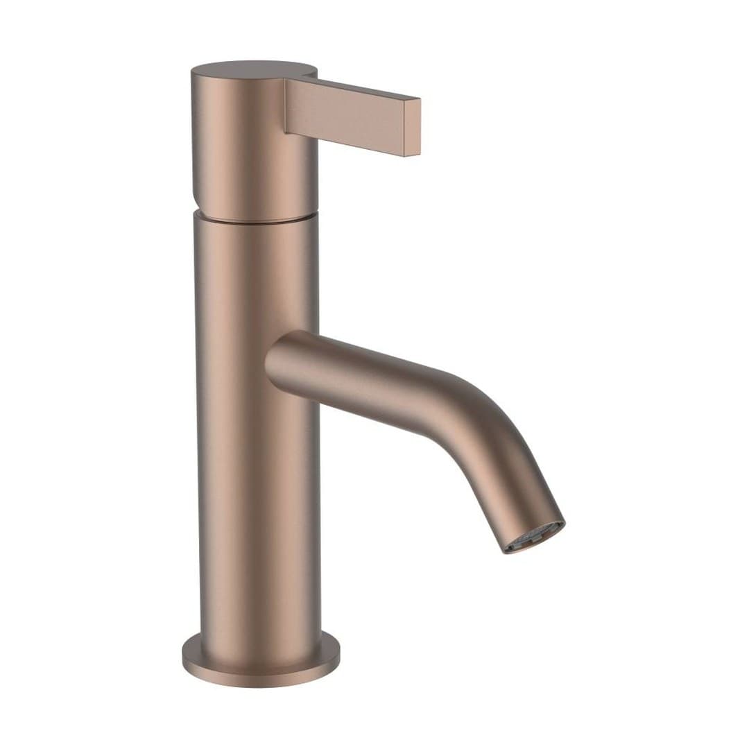 Laufen Kartell LAUFEN – Μπαταρία Νιπτήρα – προεξοχή 115 mm, χωρίς βαλβίδα – PVD rosegold brushed (H3113311681001)