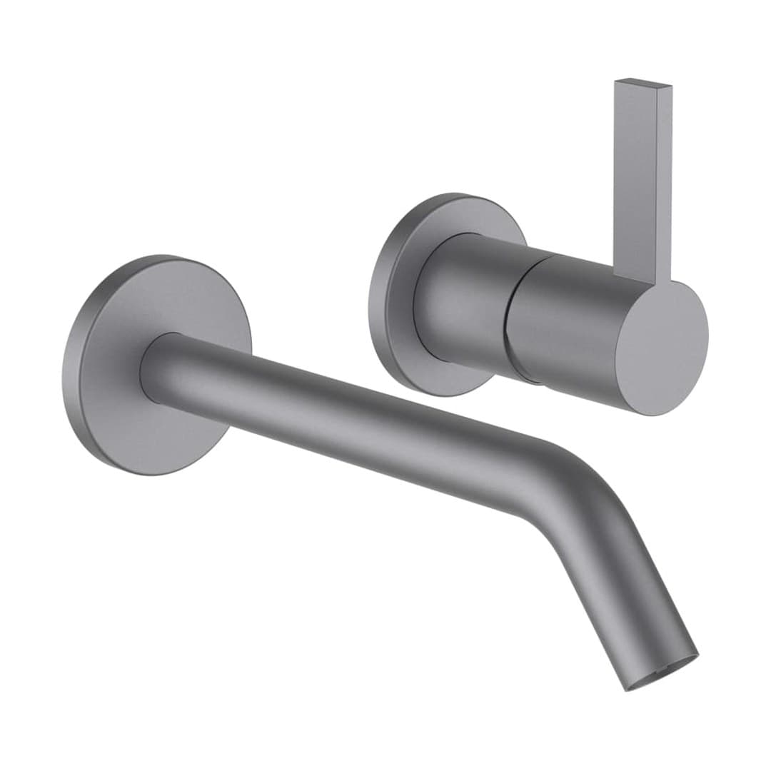 Laufen Kartell LAUFEN – Μπαταρία Νιπτήρα Τοίχου – προεξοχή 175 mm, για Simibox 2-Point – PVD inox look (H3113360901201)