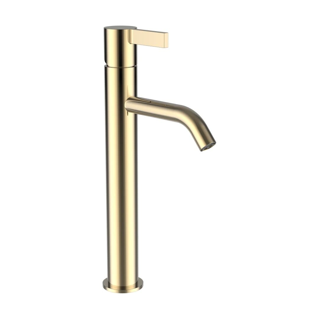 Laufen Kartell LAUFEN – Μπαταρία Νιπτήρα Ψηλή – προεξοχή 125 mm – PVD gold (H3113380011201)