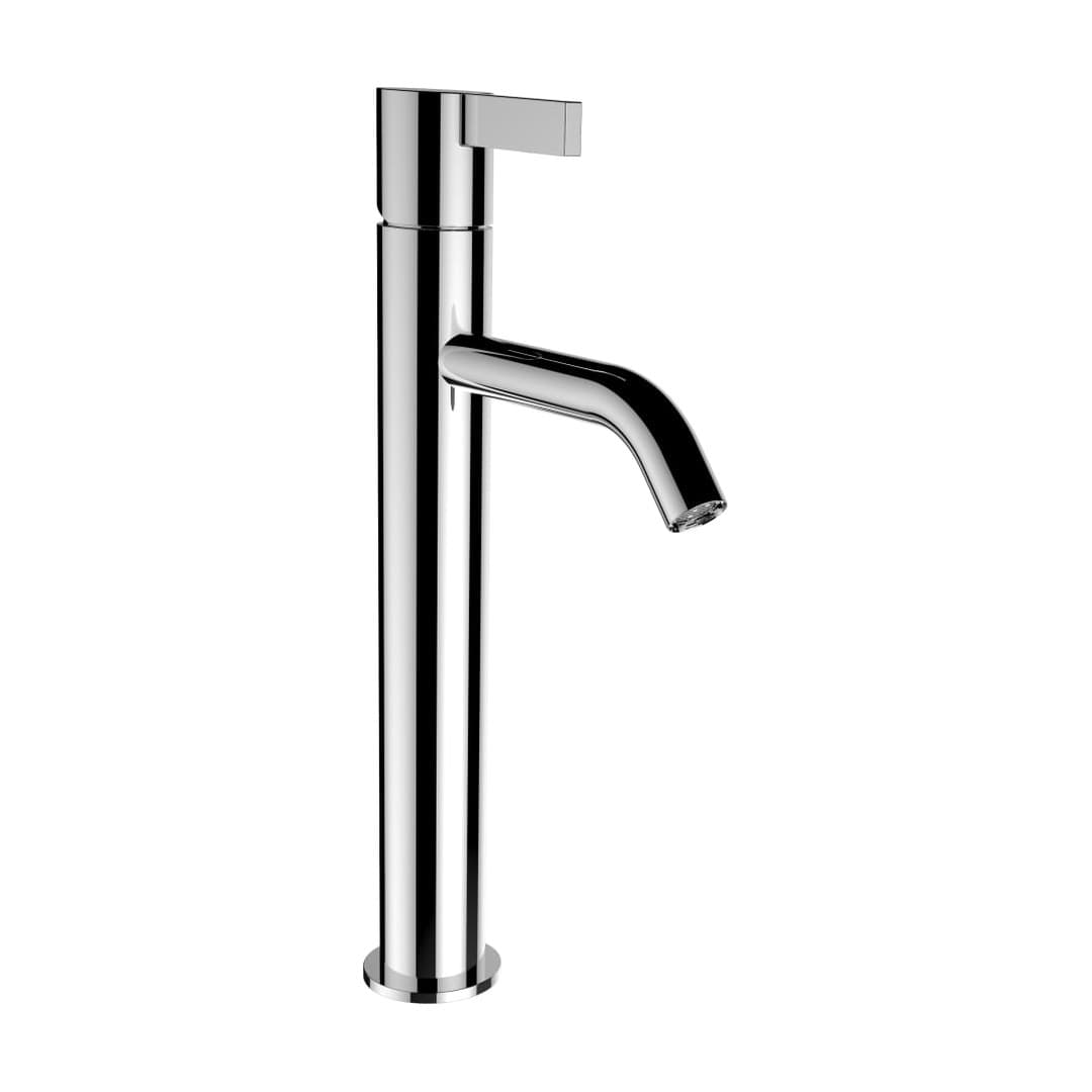 Laufen Kartell LAUFEN – Μπαταρία Νιπτήρα Ψηλή – προεξοχή 125 mm – Chrome (H3113380041201)
