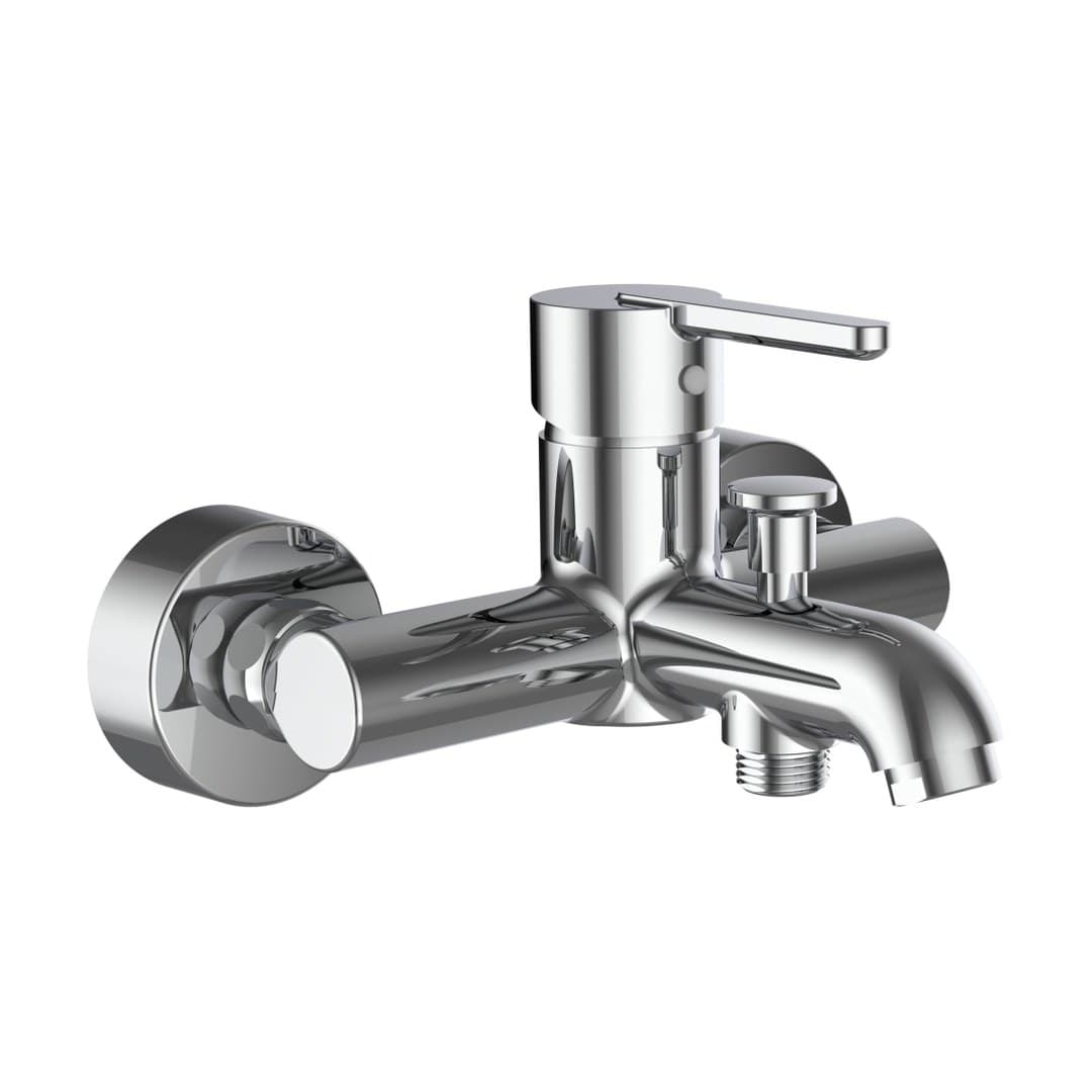 Laufen LUA E – Μπαταρία Λουτρού Τοίχου – Chrome (H3215F10044001)