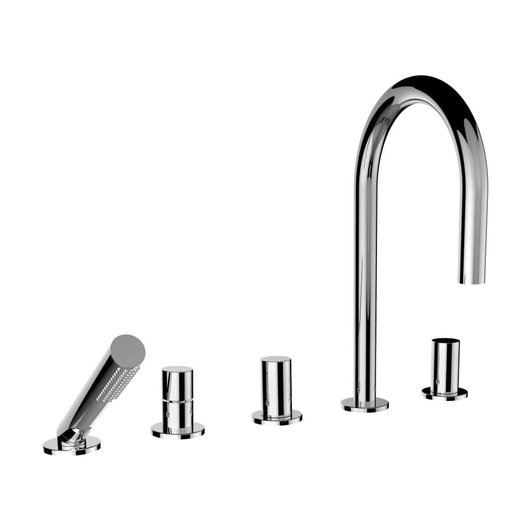 Laufen Kartell LAUFEN – Μπαταρία Λουτρού Πάγκου – PVD inox look (H3223350902827)