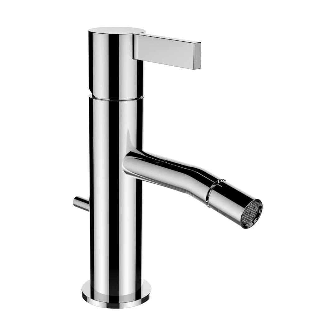 Laufen Kartell LAUFEN – Μπαταρία Μπιντέ – προεξοχή 110 mm, με μοχλό βαλβίδας, χωρίς βαλβίδα – Chrome (H3413310041031)