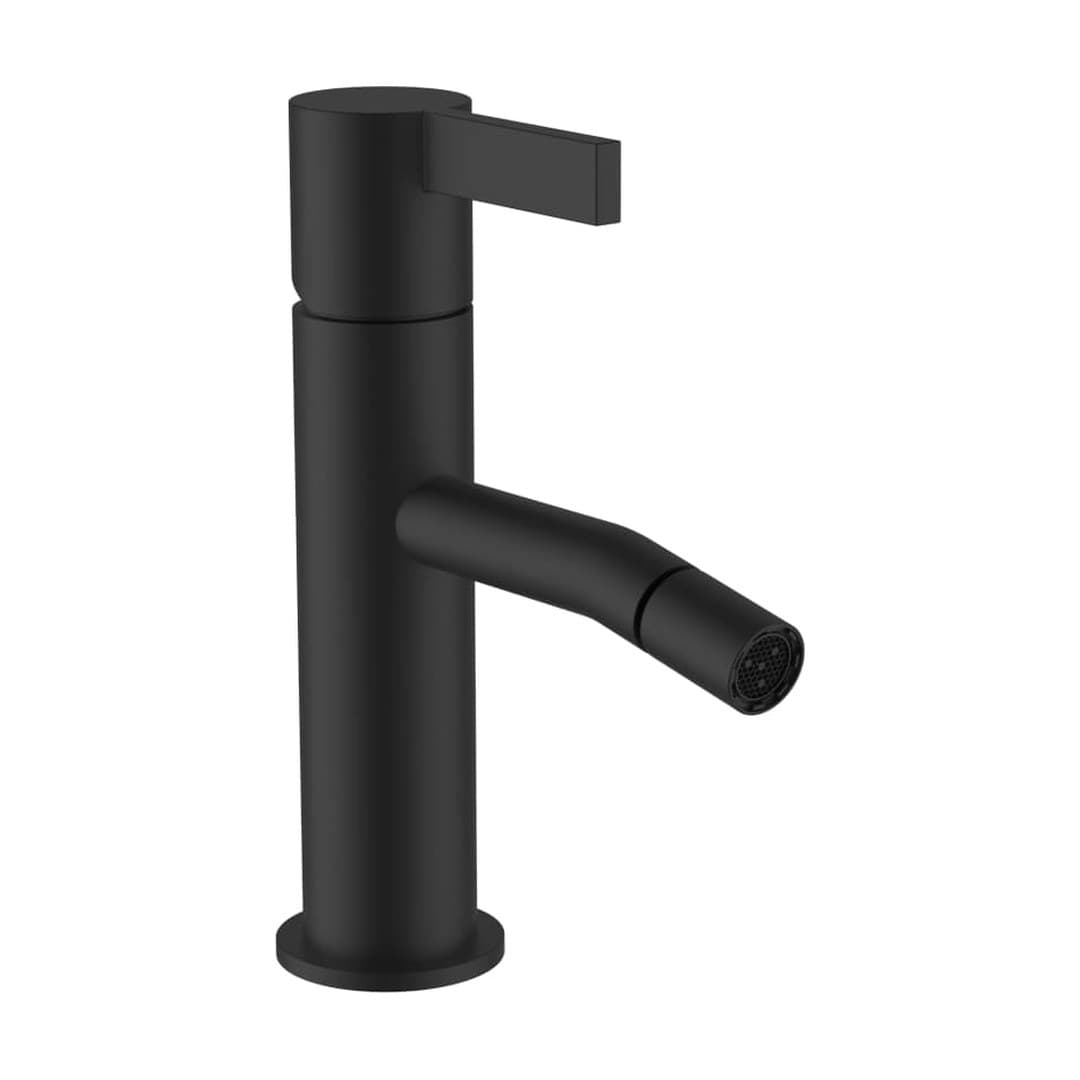 Laufen Kartell LAUFEN – Μπαταρία Μπιντέ – προεξοχή 110 mm, χωρίς βαλβίδα – PVD Titanium black matt (H3413310811031)