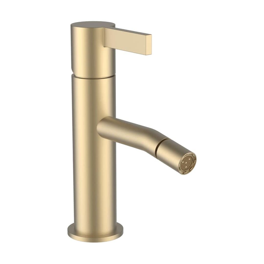 Laufen Kartell LAUFEN – Μπαταρία Μπιντέ – προεξοχή 110 mm, χωρίς βαλβίδα – PVD pale gold matt (H3413310831031)