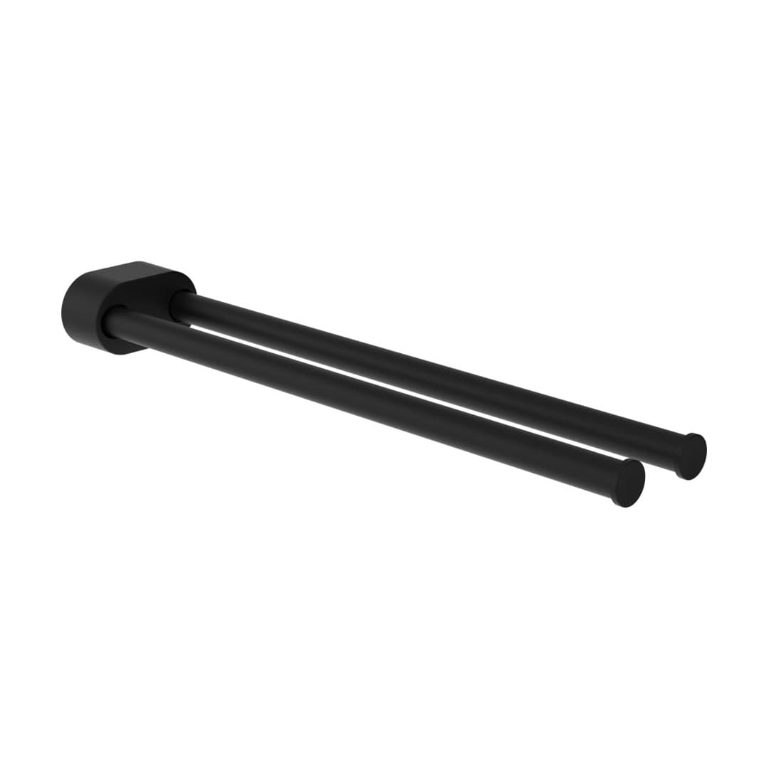 Laufen NIARA – Πετσετοκρεμάστρα – 78×402 mm, διπλή – PVD Titanium black matt (H3810611630011)