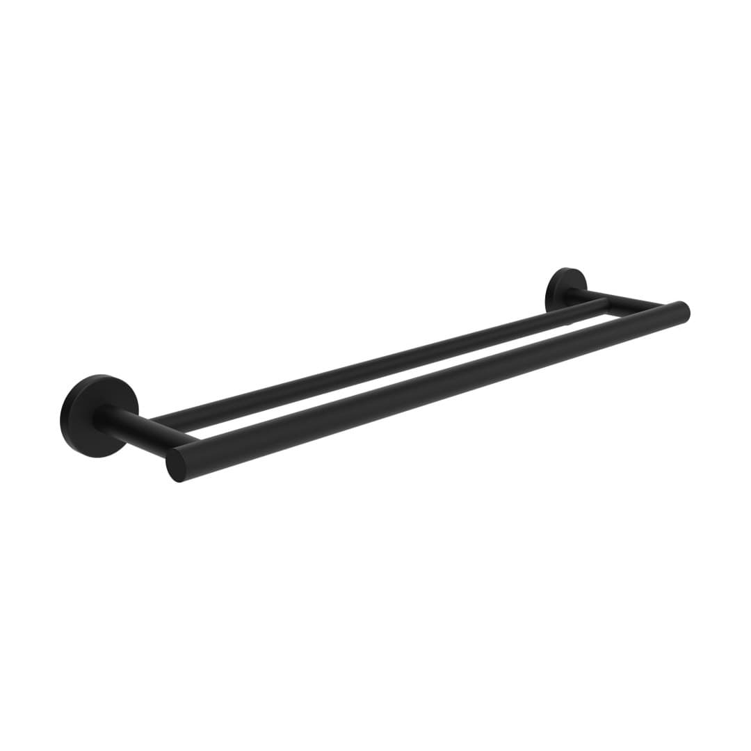 Laufen NIARA – Πετσετοκρεμάστρα – 602×134 mm, διπλή – PVD Titanium black matt (H3810621630021)