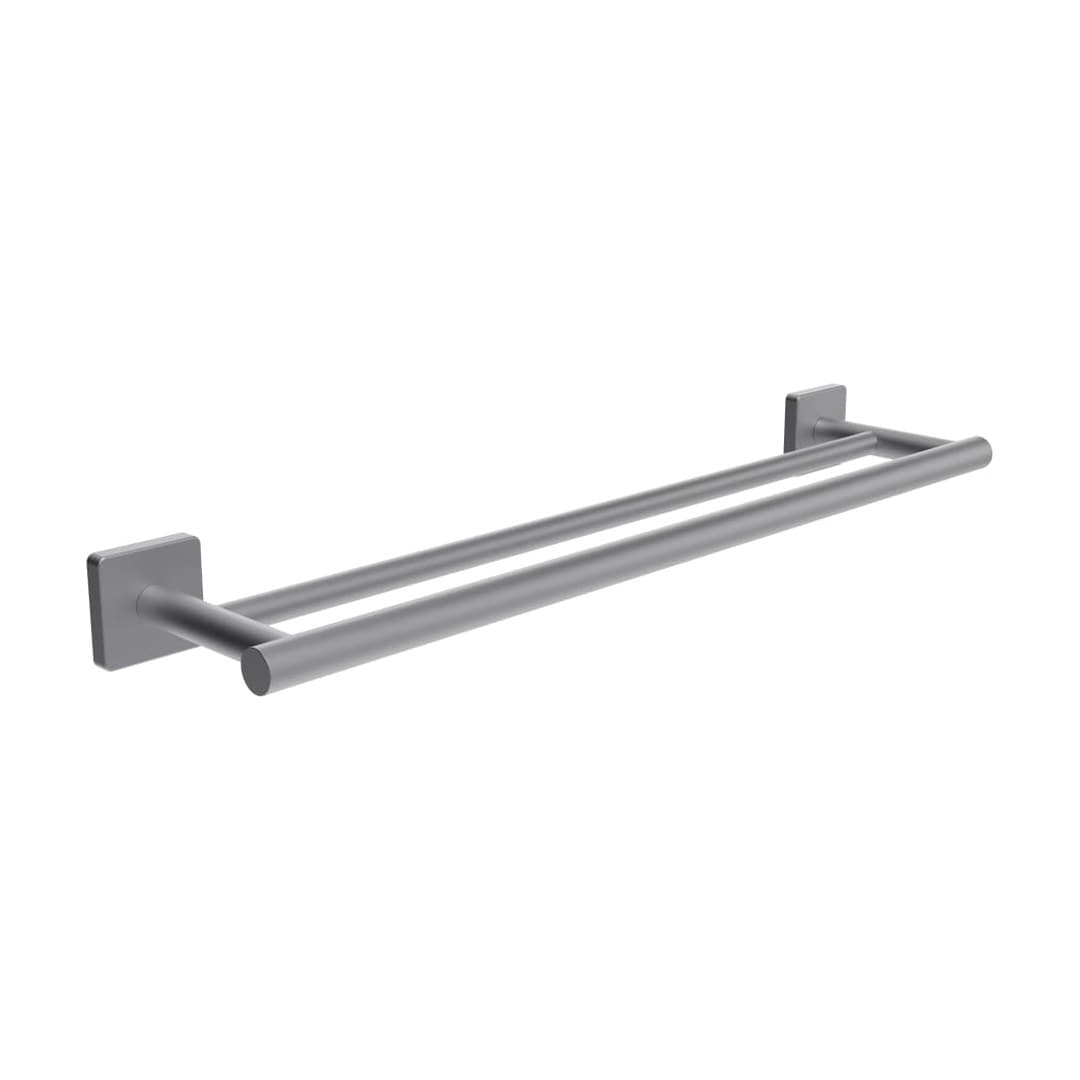 Laufen NIARA S – Πετσετοκρεμάστρα – 602×134 mm, διπλή – Inox look brushed (H3810721610021)