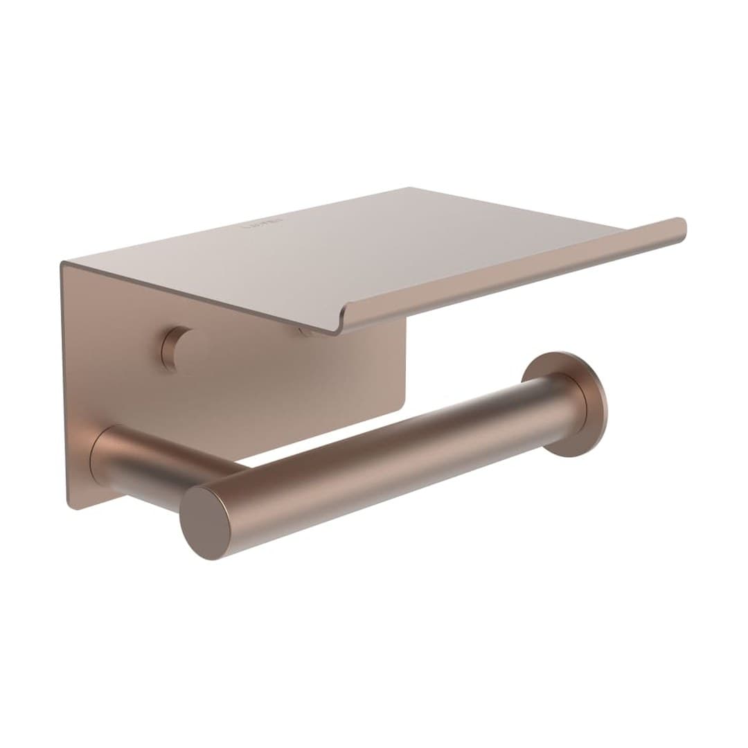 Laufen NIARA – Θήκη Χαρτιού – 159×112 mm, με ράφι – PVD rosegold brushed (H3840621680031)