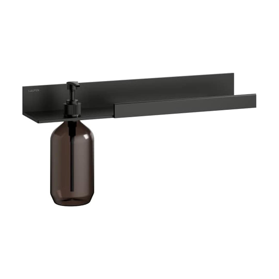 Laufen ASSIST – Ράφι – 400×100 mm, αριστερή, δεξιά – Black Matt (H385AS14500021)
