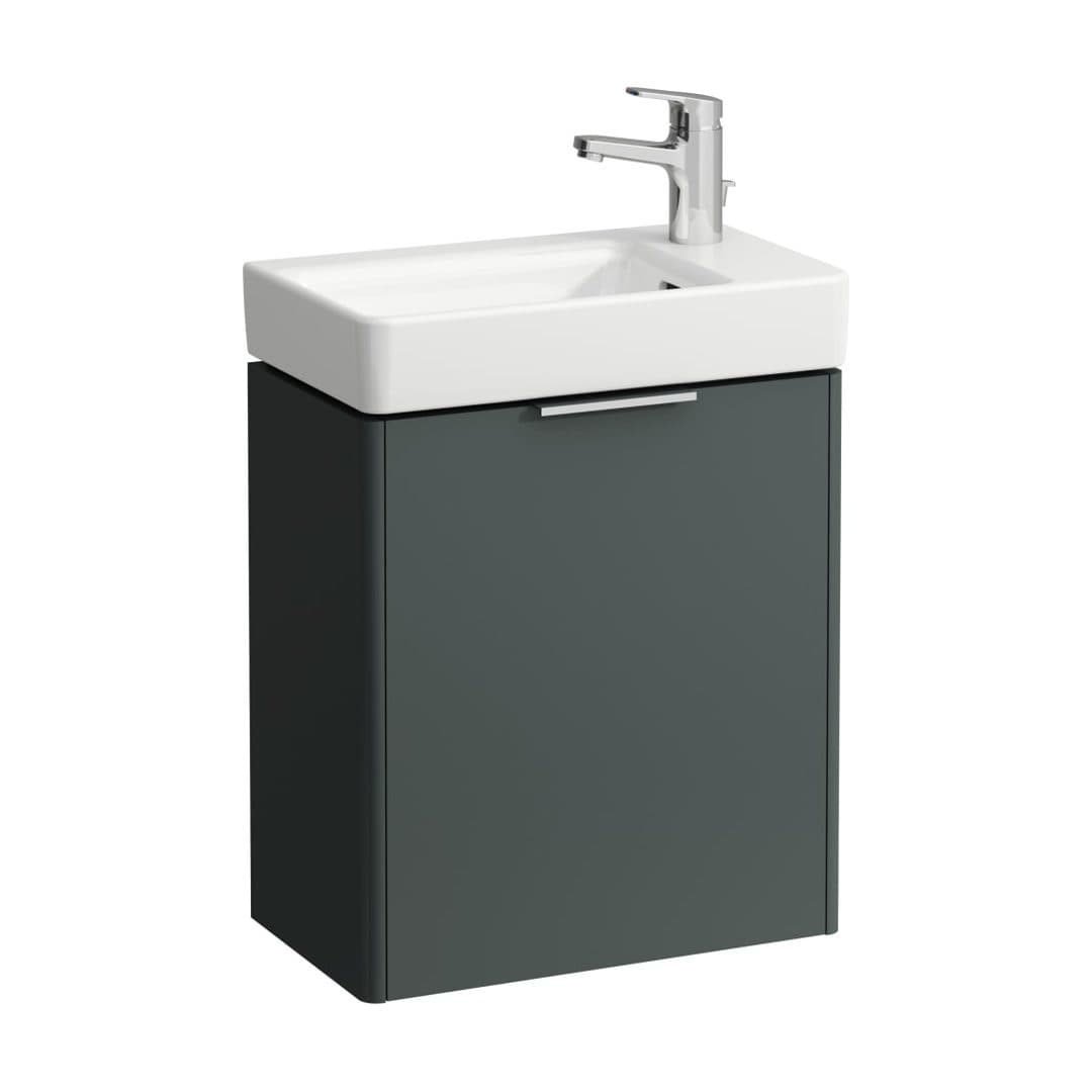 Laufen BASE – Έπιπλο Νιπτήρα – 460 mm, 1 πόρτα δεξιά – Traffic Grey (H4021021102661)