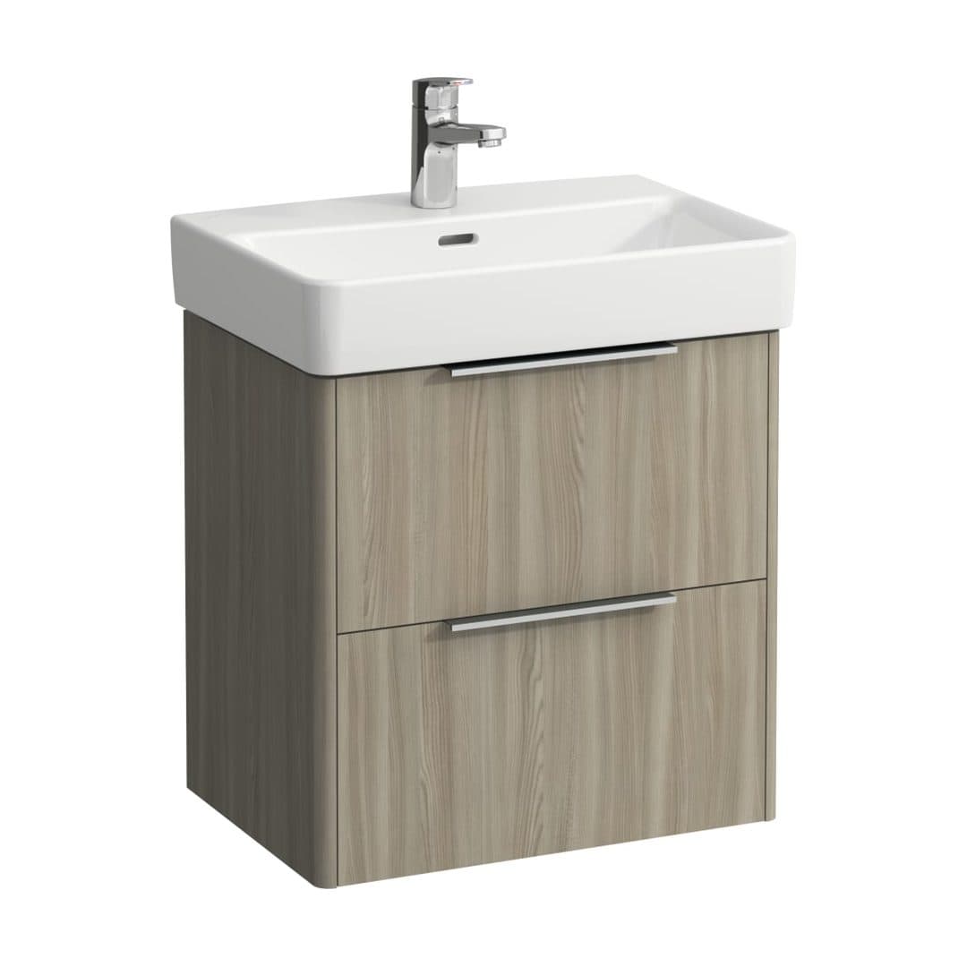 Laufen BASE – Έπιπλο Νιπτήρα – 520 mm, 2 συρτάρια, για νιπτήρα H818958 – Light elm (H4021521102621)