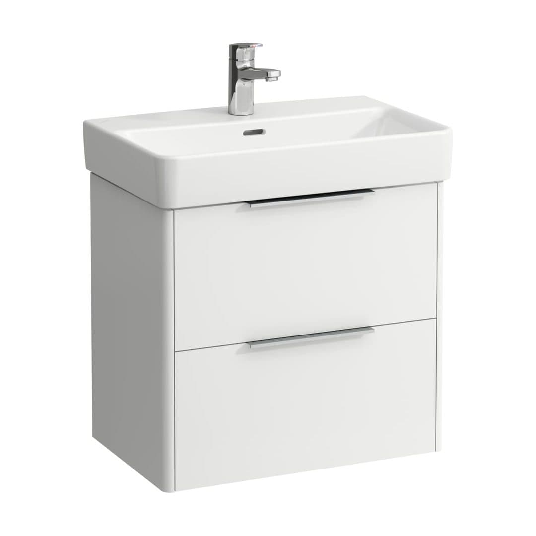 Laufen BASE – Έπιπλο Νιπτήρα – 570 mm, 2 συρτάρια, για νιπτήρα H818959 – White Matt (H4022121102601)