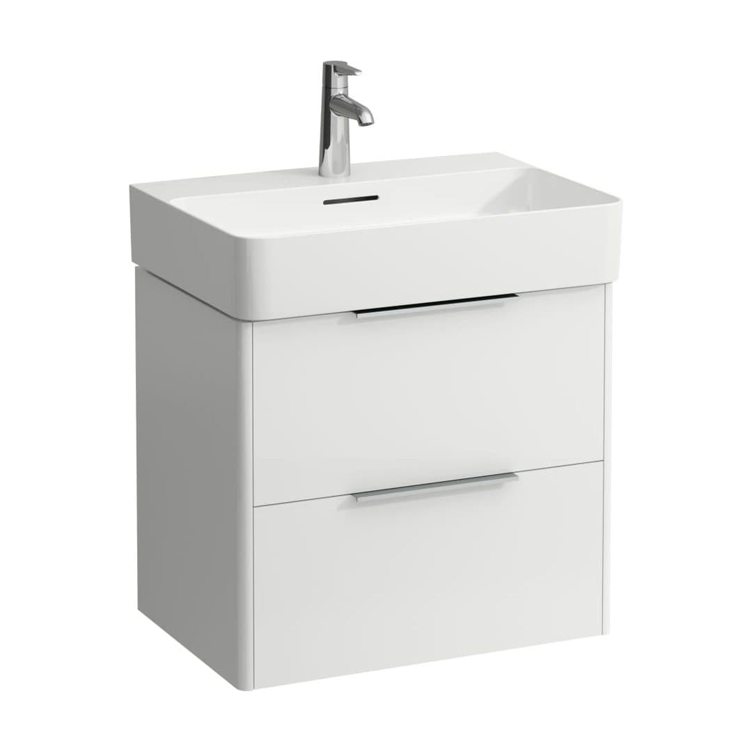 Laufen BASE – Έπιπλο Νιπτήρα – 585 mm, 2 συρτάρια – White glossy (H4022521102611)