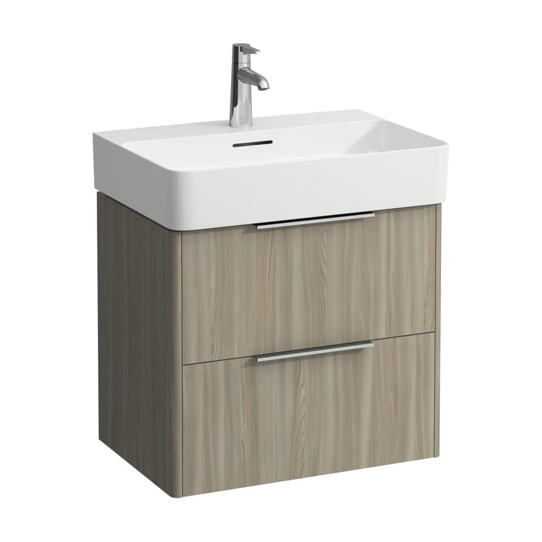 Laufen BASE – Έπιπλο Νιπτήρα – 585 mm, 2 συρτάρια – Light elm (H4022521102621)