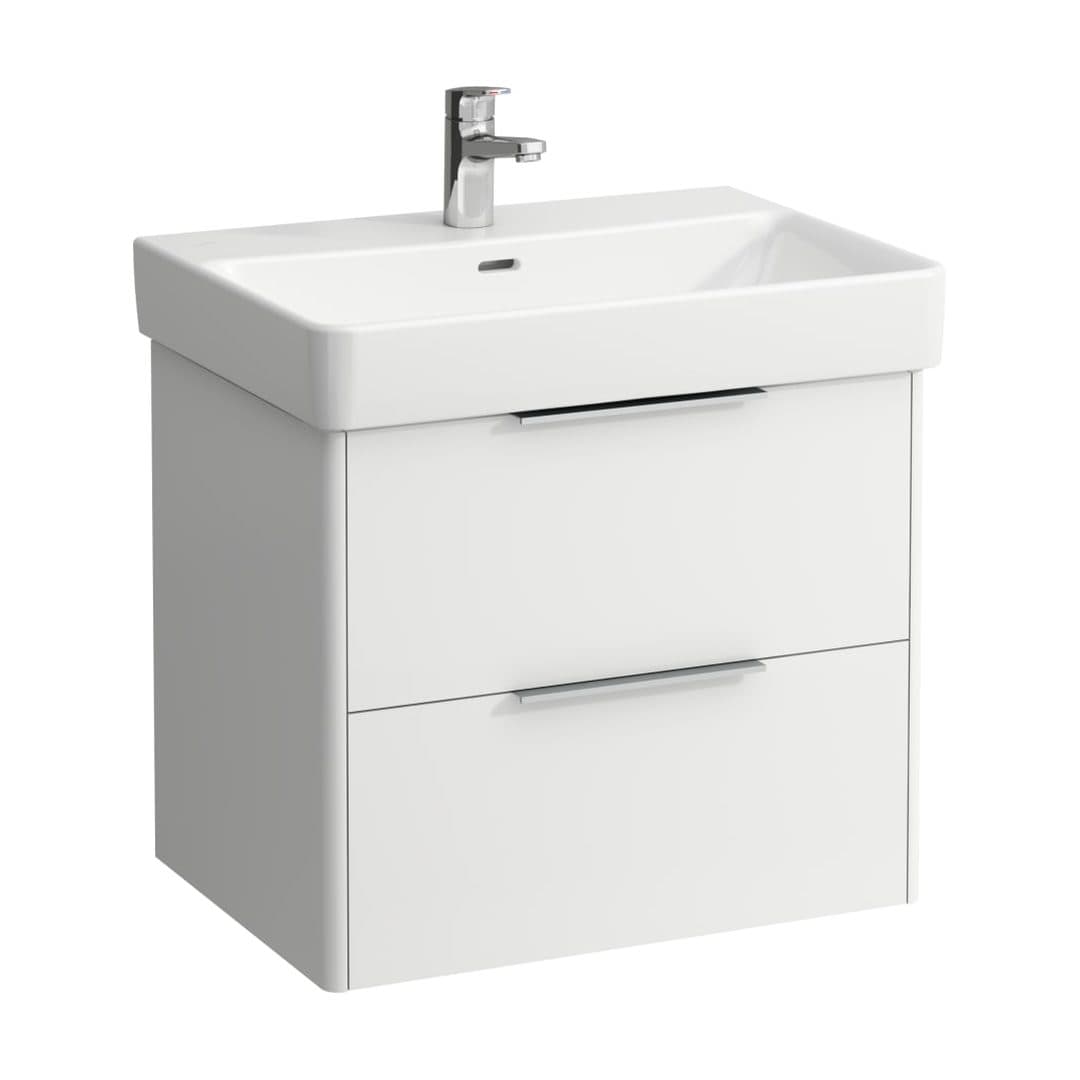 Laufen BASE – Έπιπλο Νιπτήρα – 615 mm, 2 συρτάρια – White Matt (H4022921102601)