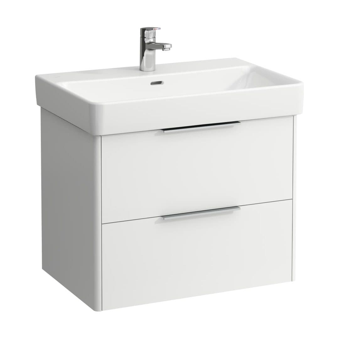 Laufen BASE – Έπιπλο Νιπτήρα – 665 mm, 2 συρτάρια – White Matt (H4023321102601)