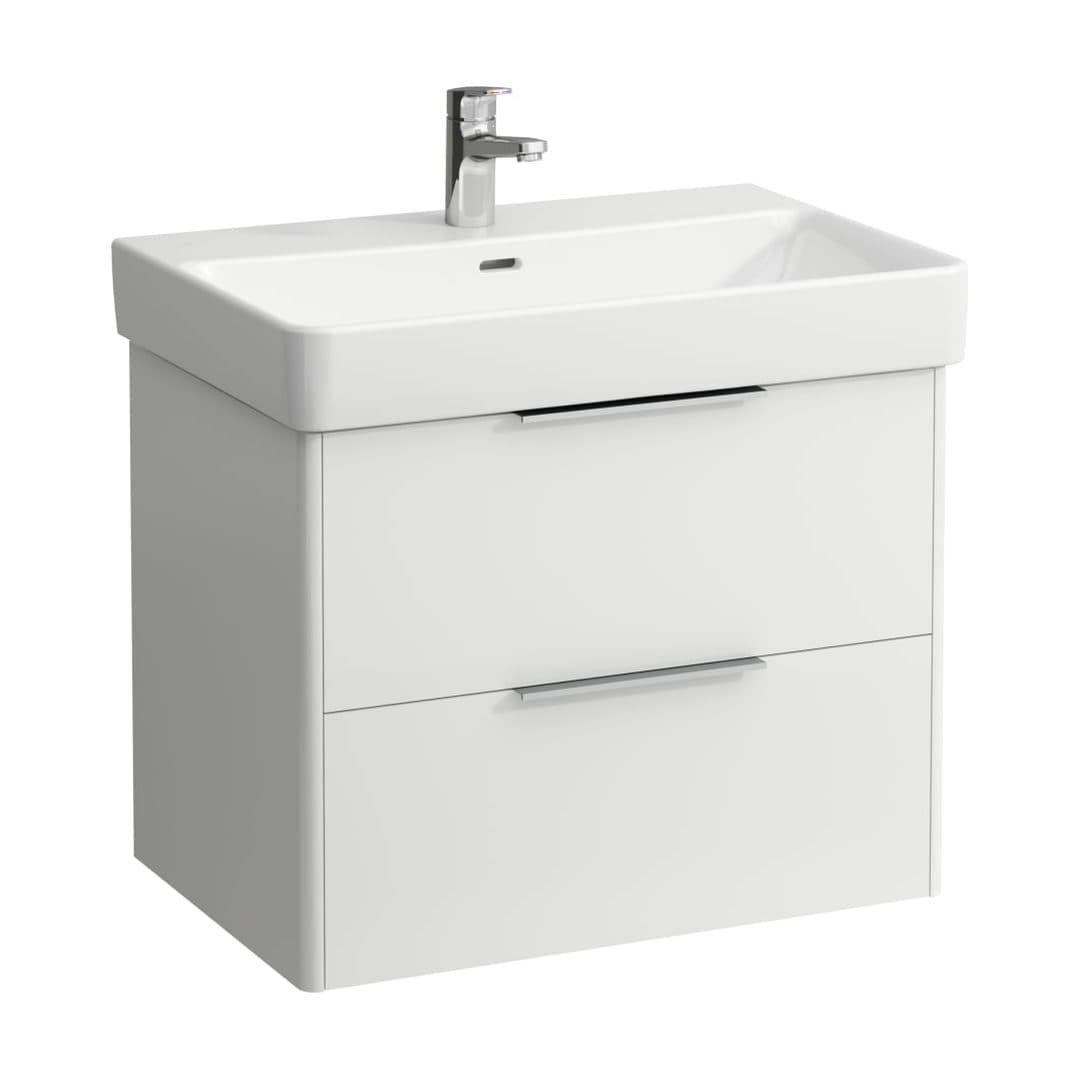Laufen BASE – Έπιπλο Νιπτήρα – 665 mm, 2 συρτάρια – White glossy (H4023321102611)