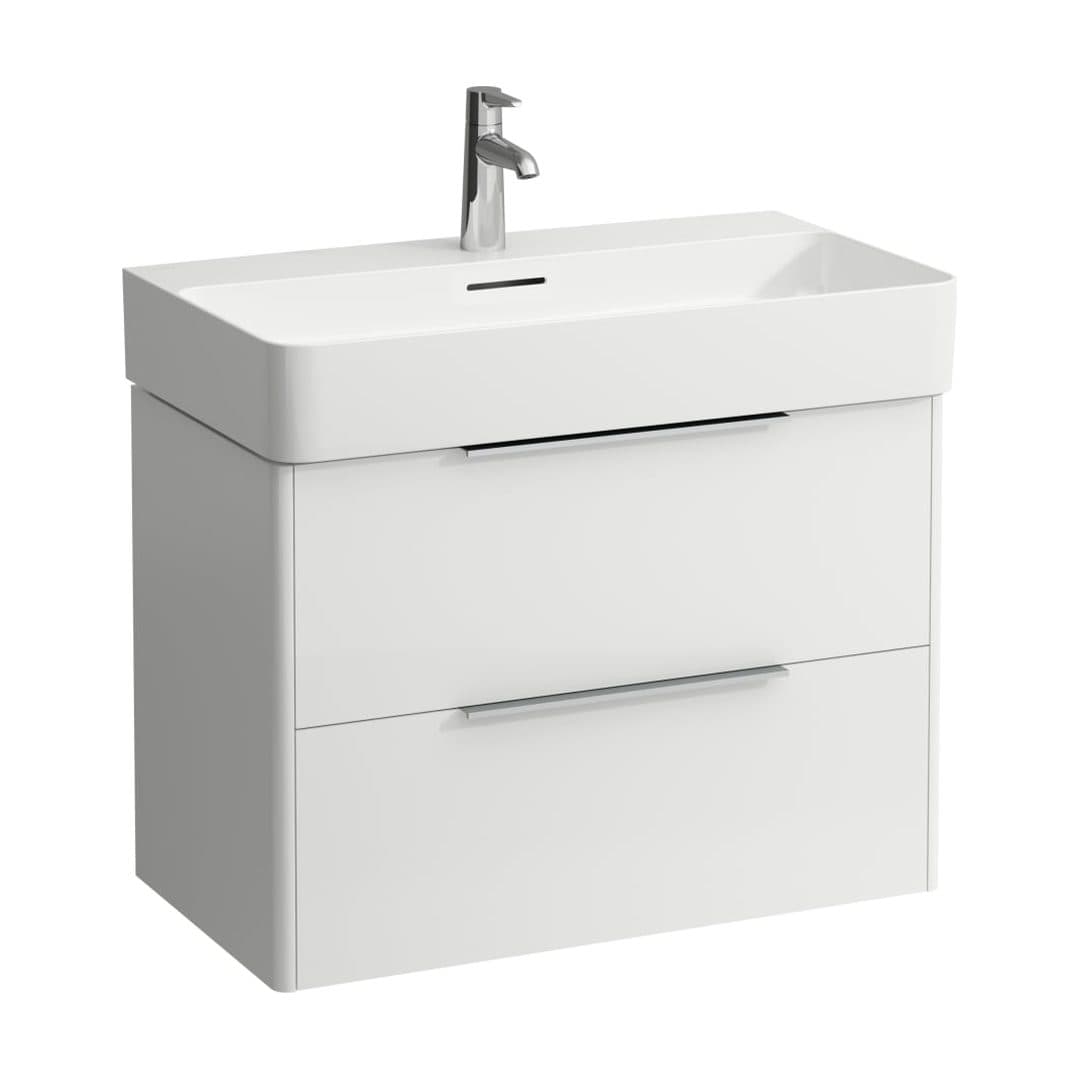 Laufen BASE – Έπιπλο Νιπτήρα – 735 mm, 2 συρτάρια – White glossy (H4023521102611)