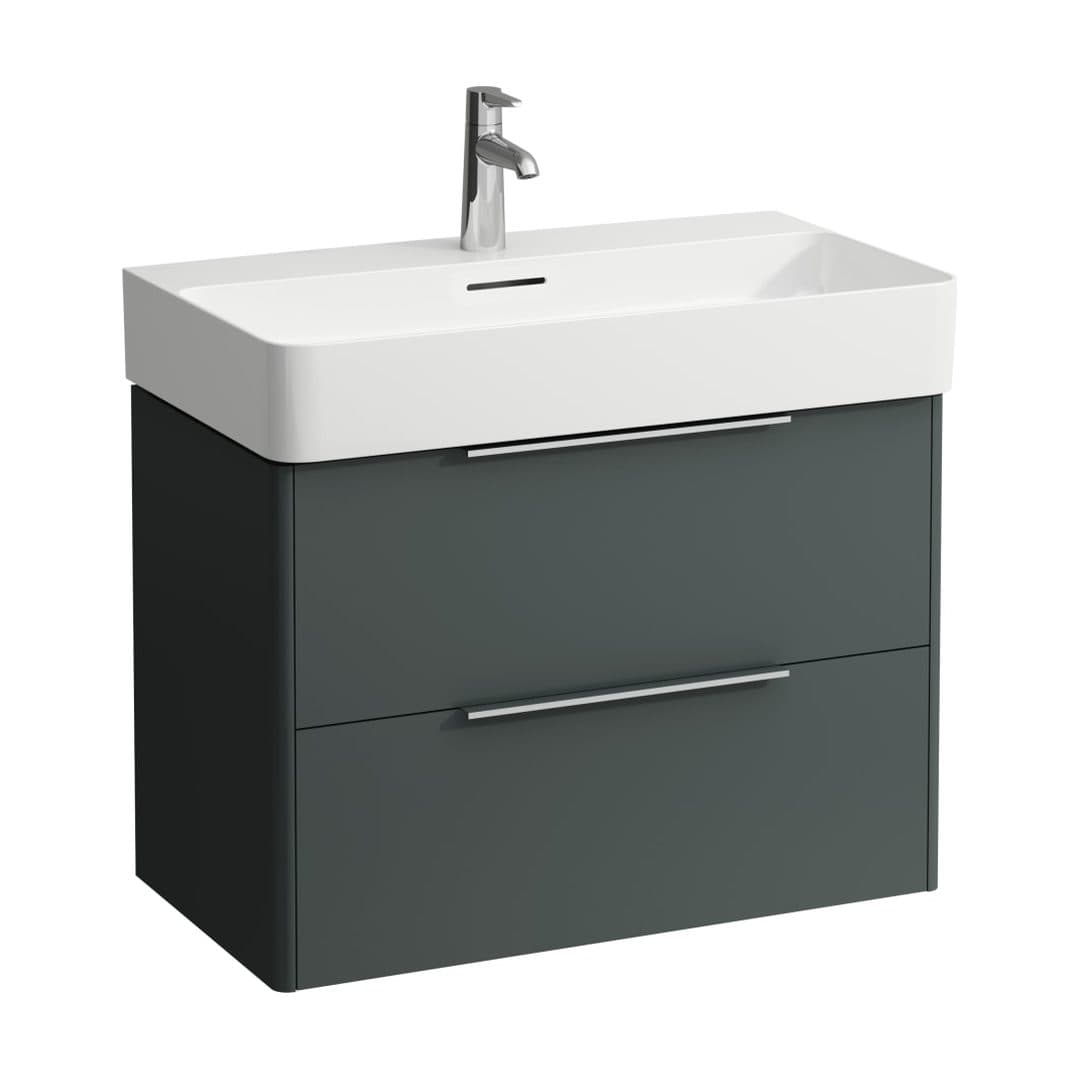 Laufen BASE – Έπιπλο Νιπτήρα – 735 mm, 2 συρτάρια – Traffic Grey (H4023521102661)