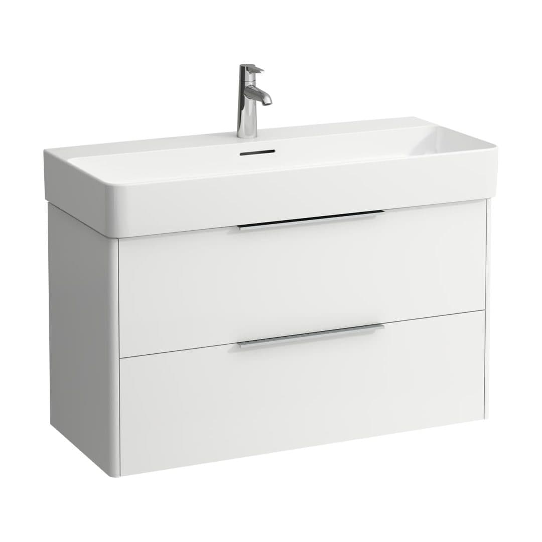 Laufen BASE – Έπιπλο Νιπτήρα – 930 mm, 2 συρτάρια – White Matt (H4024121102601)