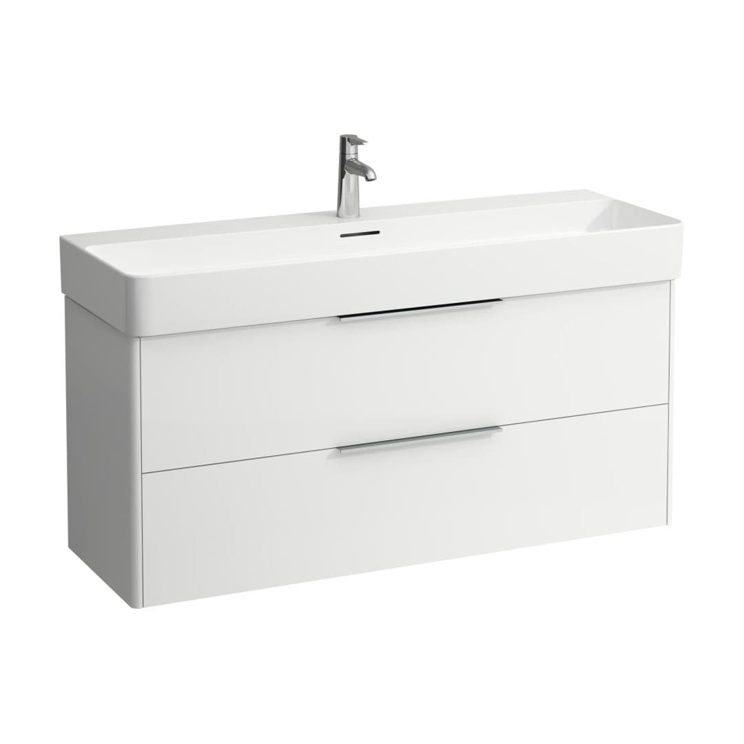 Laufen BASE – Έπιπλο Νιπτήρα – 1180 mm, 2 συρτάρια – White Matt (H4024721102601)
