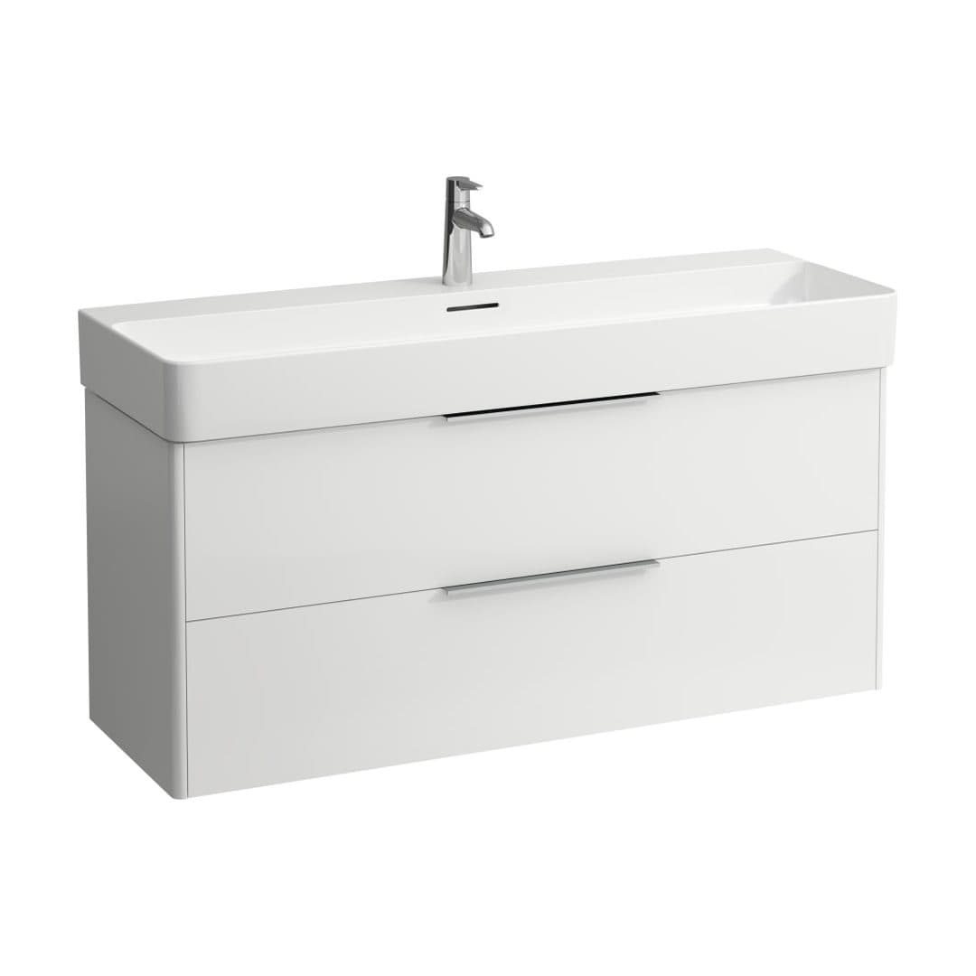 Laufen BASE – Έπιπλο Νιπτήρα – 1180 mm, 2 συρτάρια – White glossy (H4024721102611)