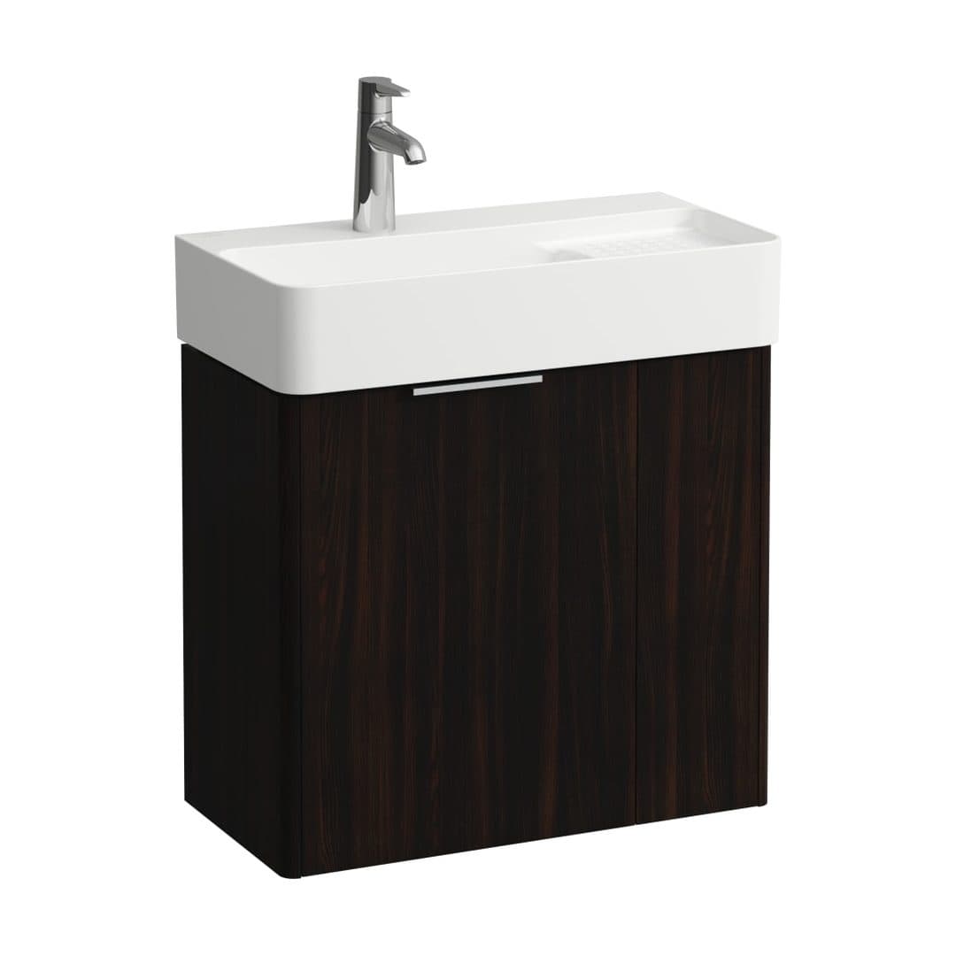 Laufen BASE – Έπιπλο Νιπτήρα – 585 mm, 2 πόρτες – Dark brown elm (H4025521102631)