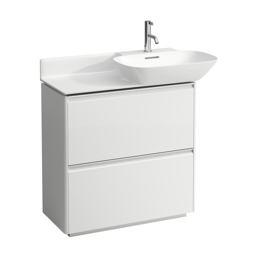 Laufen BASE – Έπιπλο Νιπτήρα – 770 mm, 2 συρτάρια – White glossy (H4030021102611)