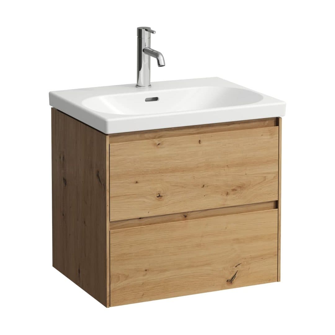 Laufen LANI – Έπιπλο Νιπτήρα – 585 mm, 2 συρτάρια, για νιπτήρα H810083 – Wild oak (H4035321122671)