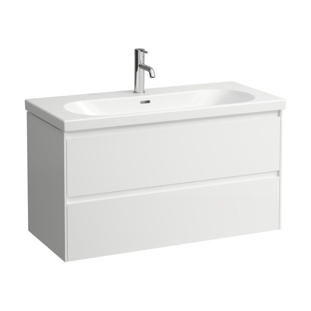 Laufen LANI – Έπιπλο Νιπτήρα – 985 mm, 2 συρτάρια – White glossy (H4035621122611)