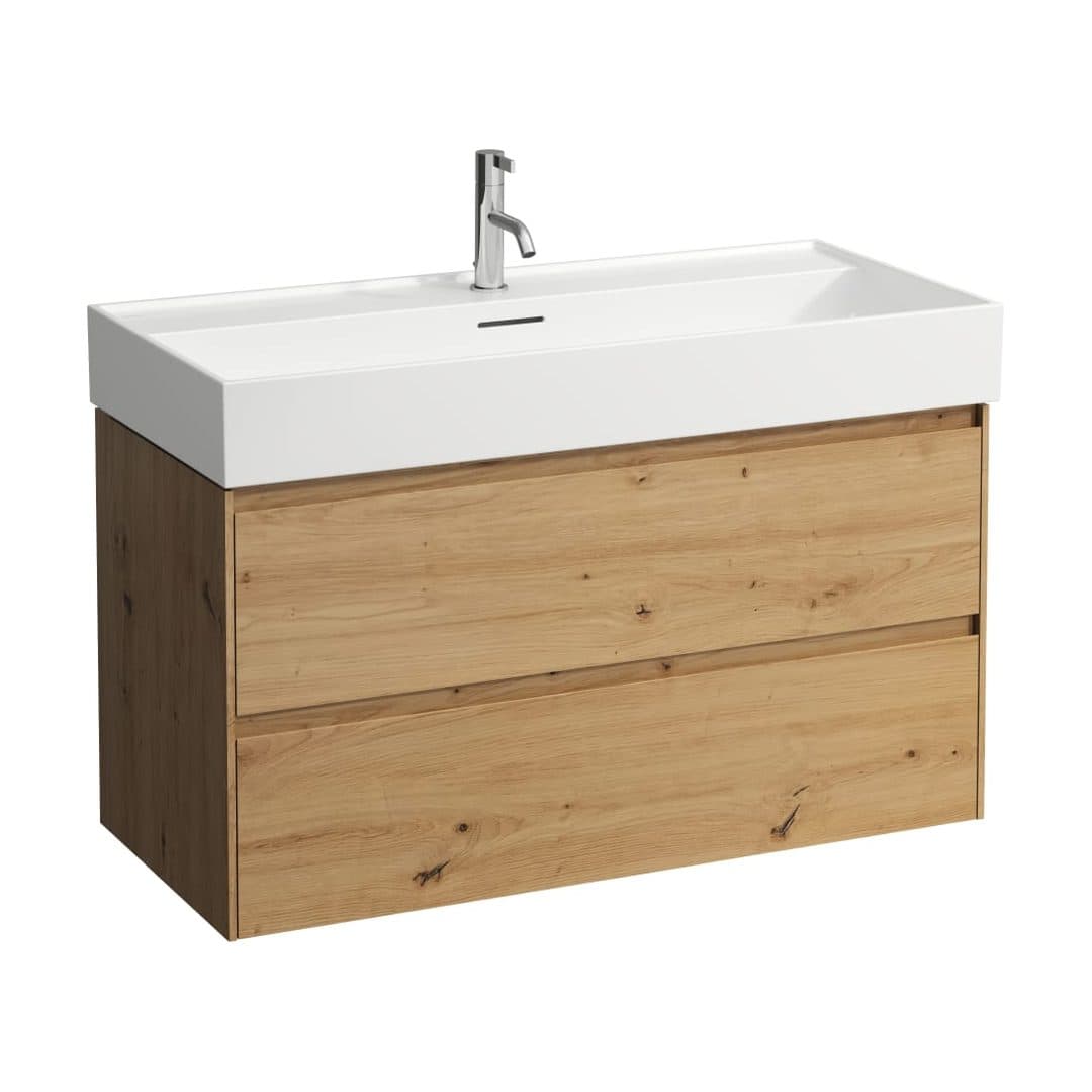 Laufen LANI – Έπιπλο Νιπτήρα – 985 mm, 2 συρτάρια – Wild oak (H4035621122671)