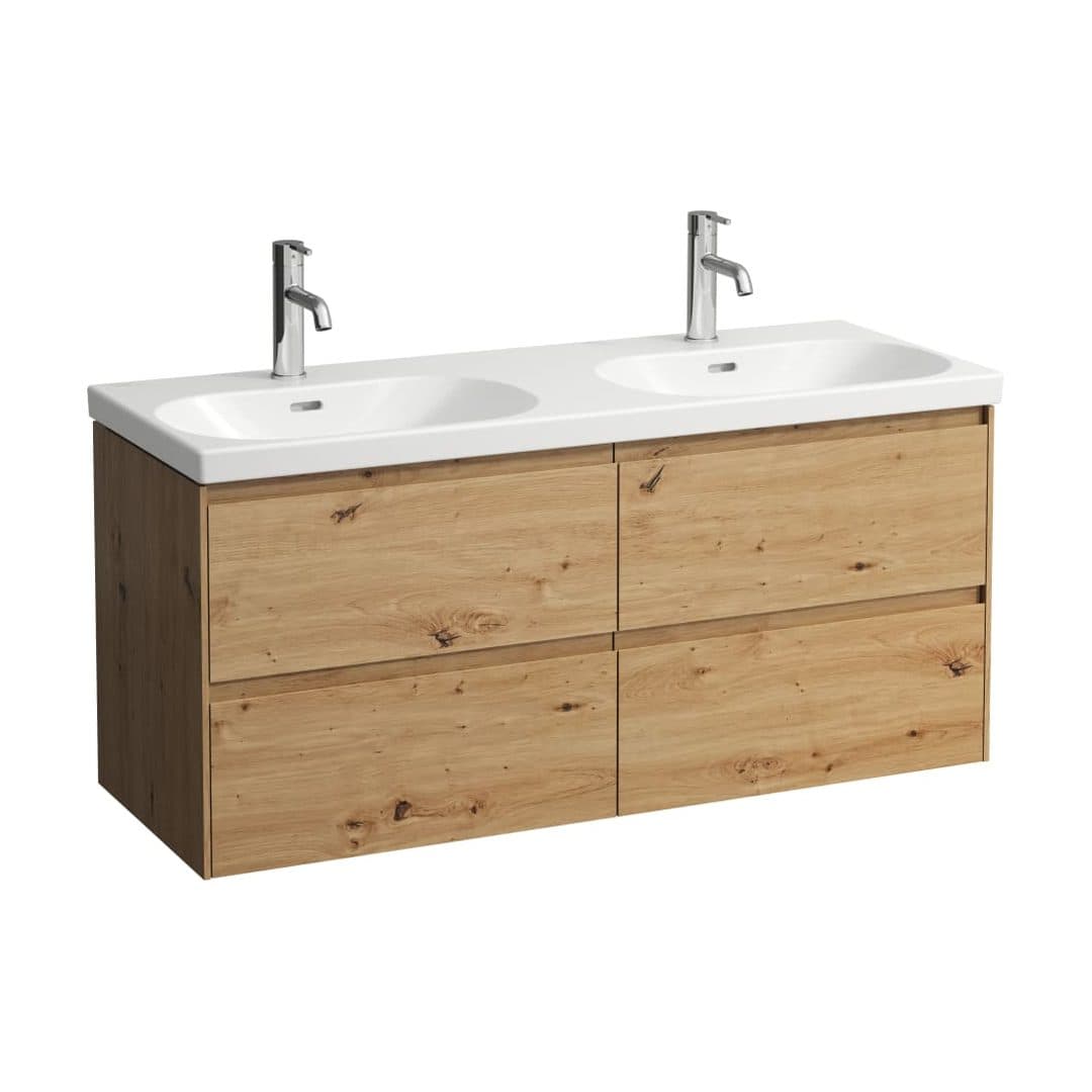 Laufen LANI – Έπιπλο Νιπτήρα – 1180 mm, 4 συρτάρια – Wild oak (H4035741122671)