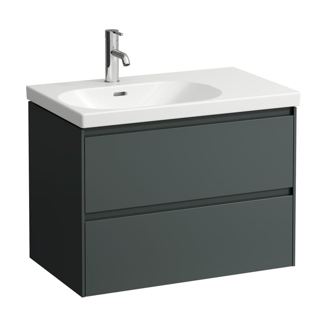 Laufen LANI – Έπιπλο Νιπτήρα – 735 mm, 2 συρτάρια, για νιπτήρα H817086 – Traffic Grey (H4035921122661)
