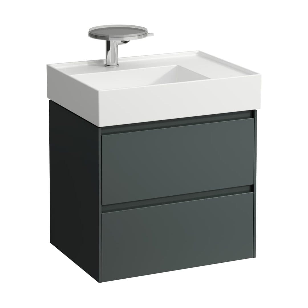 Laufen LANI – Έπιπλο Νιπτήρα – 585 mm, 2 συρτάρια, για νιπτήρα H810334 – Traffic Grey (H4039321122661)