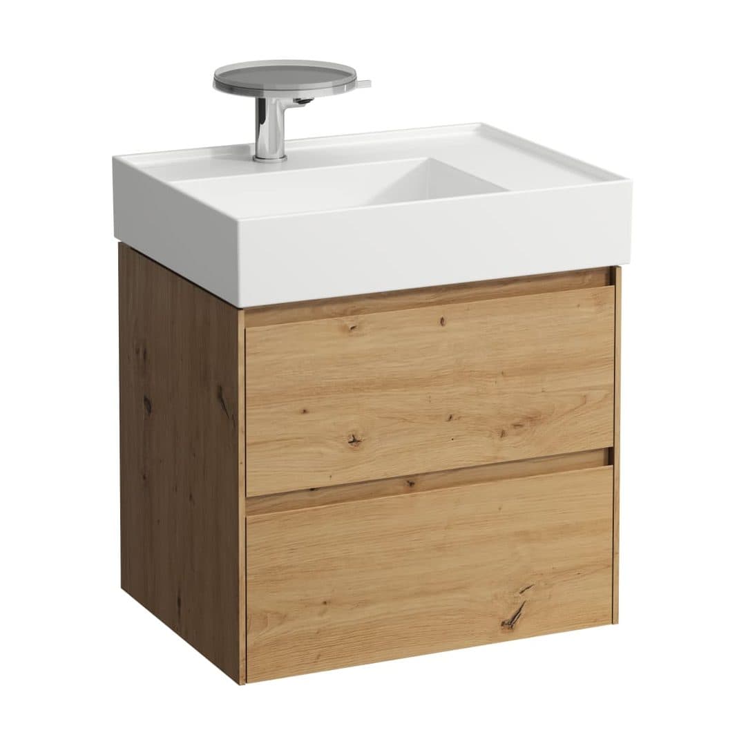 Laufen LANI – Έπιπλο Νιπτήρα – 585 mm, 2 συρτάρια, για νιπτήρα H810334 – Wild oak (H4039321122671)
