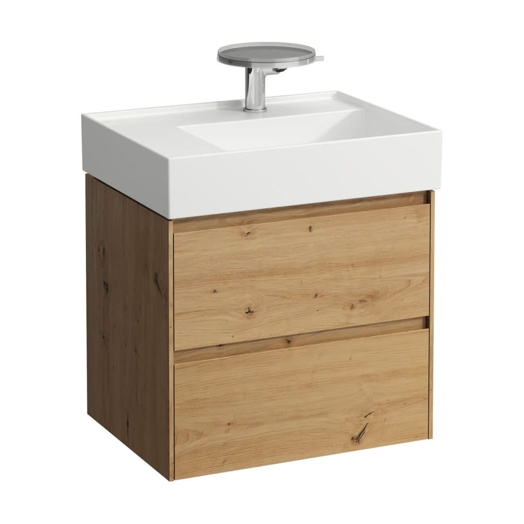 Laufen LANI – Έπιπλο Νιπτήρα – 585 mm, 2 συρτάρια, για νιπτήρα H810335 – Wild oak (H4039421122671)