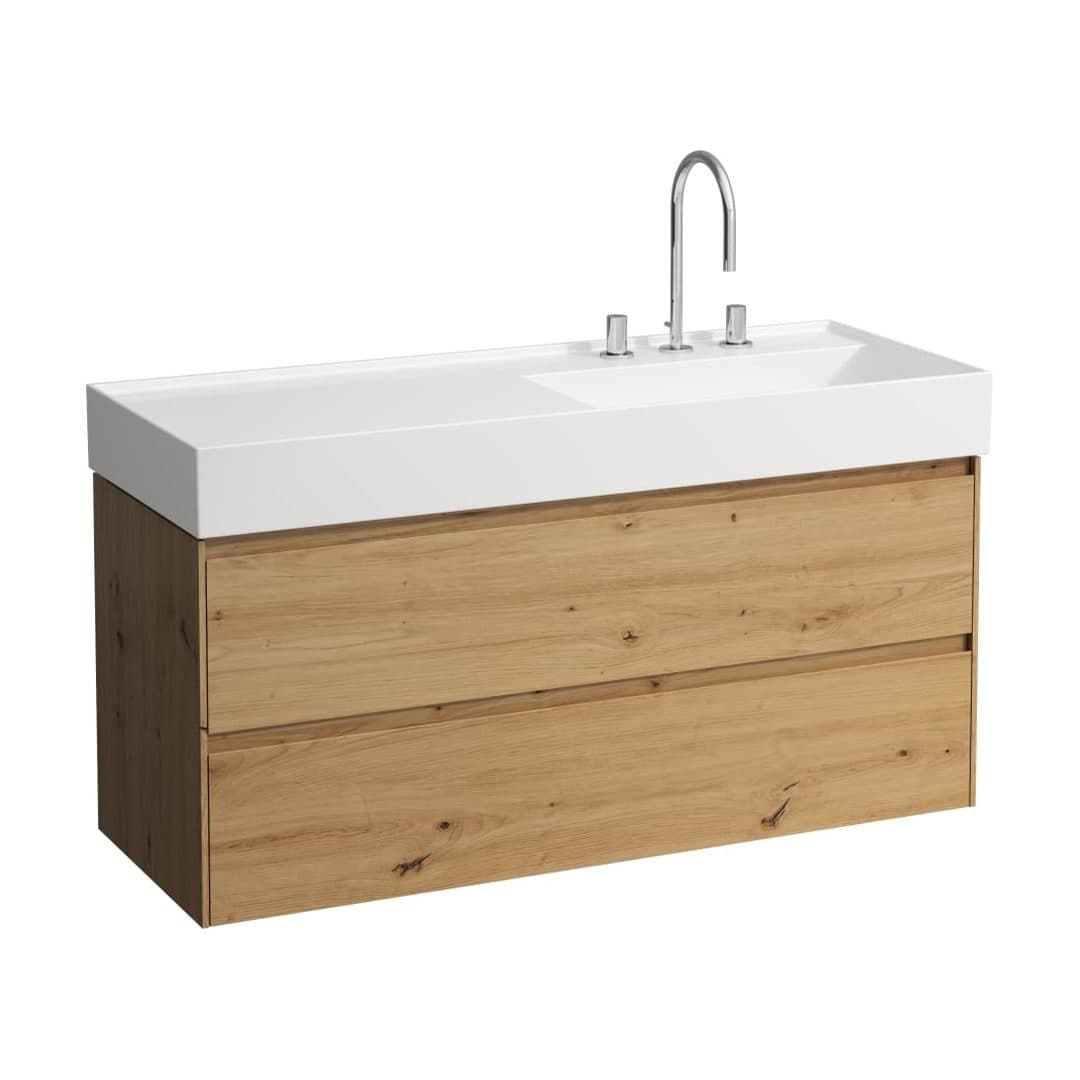 Laufen LANI – Έπιπλο Νιπτήρα – 1180 mm, 2 συρτάρια, για νιπτήρα H813333 – Wild oak (H4039821122671)