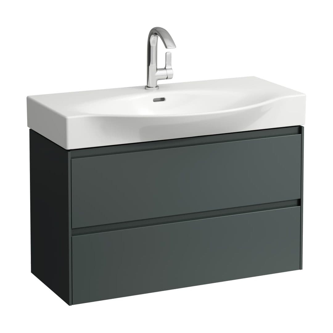 Laufen – Έπιπλο Νιπτήρα – 880 mm, 2 συρτάρια – Traffic Grey (H4042121122661)