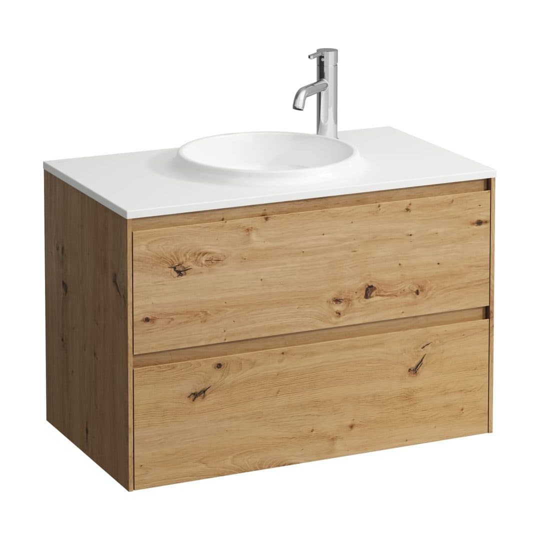 Laufen LANI – Έπιπλο Νιπτήρα – 770 mm, 2 συρτάρια – Wild oak (H4042621122671)