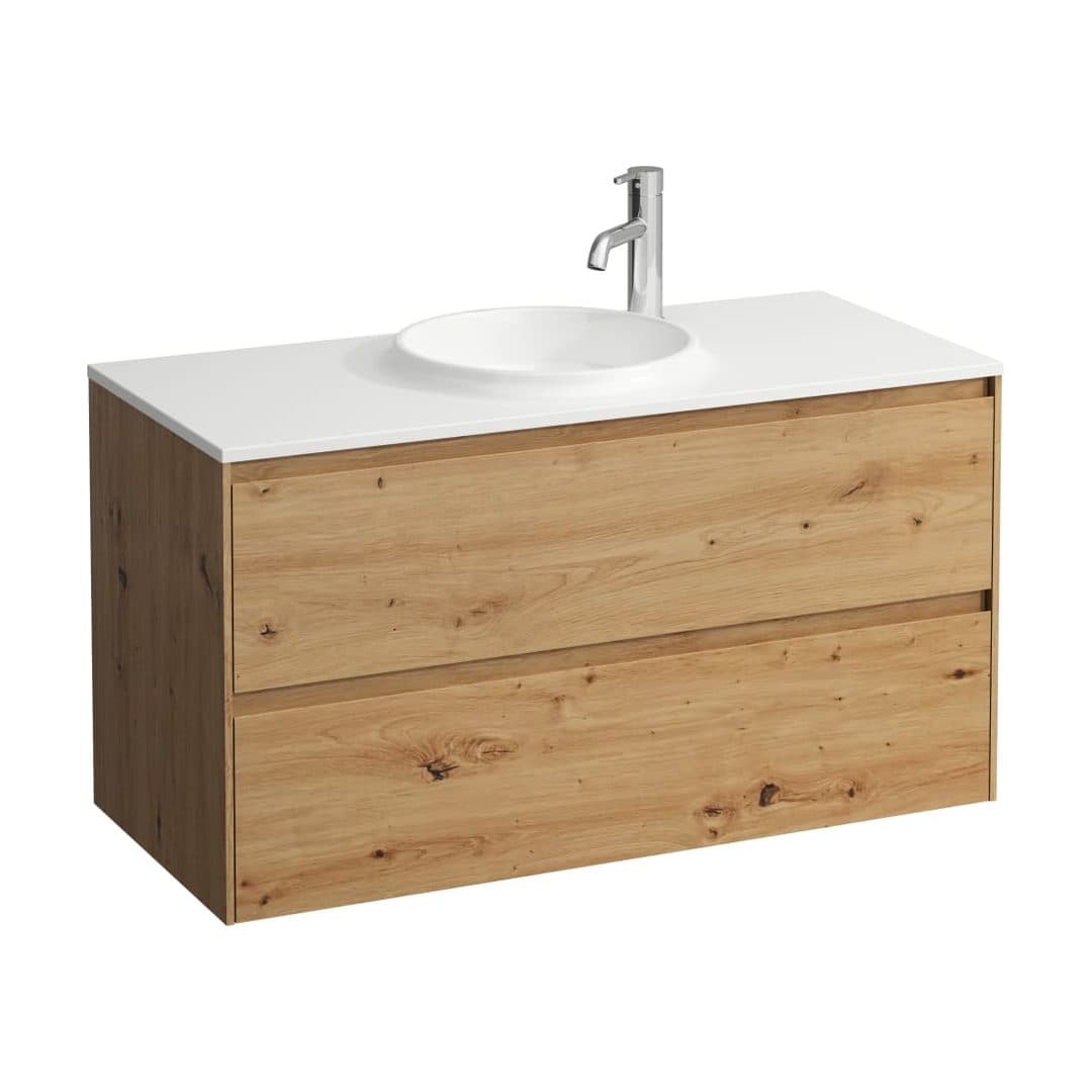 Laufen LANI – Έπιπλο Νιπτήρα – 970 mm, 2 συρτάρια – Wild oak (H4042721122671)