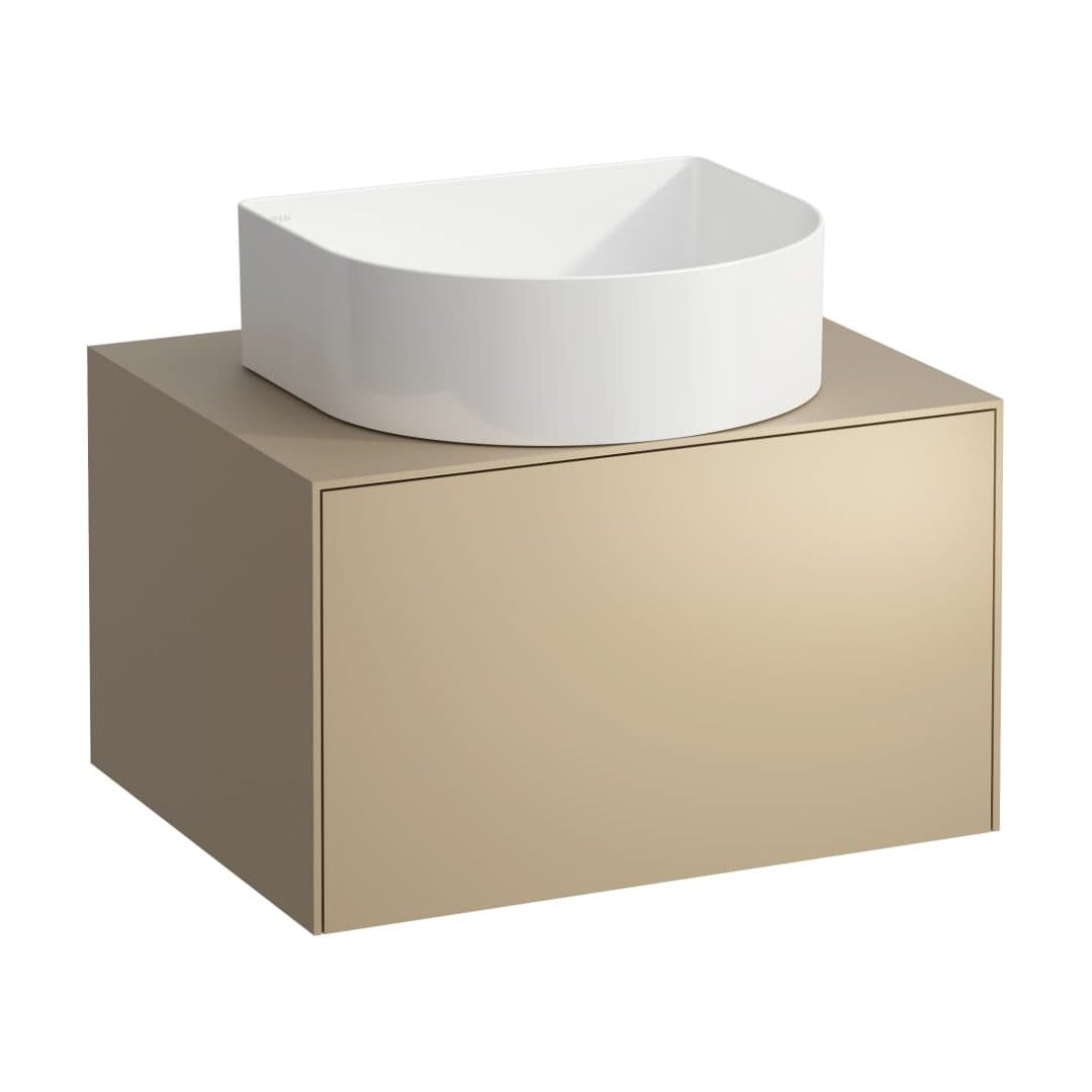 Laufen SONAR – Έπιπλο Νιπτήρα – 575 mm, 1 συρτάρι, κεντρικό άνοιγμα, για νιπτήρα H812340 – Gold (lacquered) (H4054010340401)