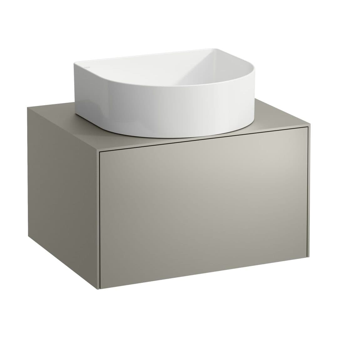 Laufen SONAR – Έπιπλο Νιπτήρα – 575 mm, 1 συρτάρι, κεντρικό άνοιγμα, για νιπτήρα H812340 – Titanium (lacquered) (H4054010340421)